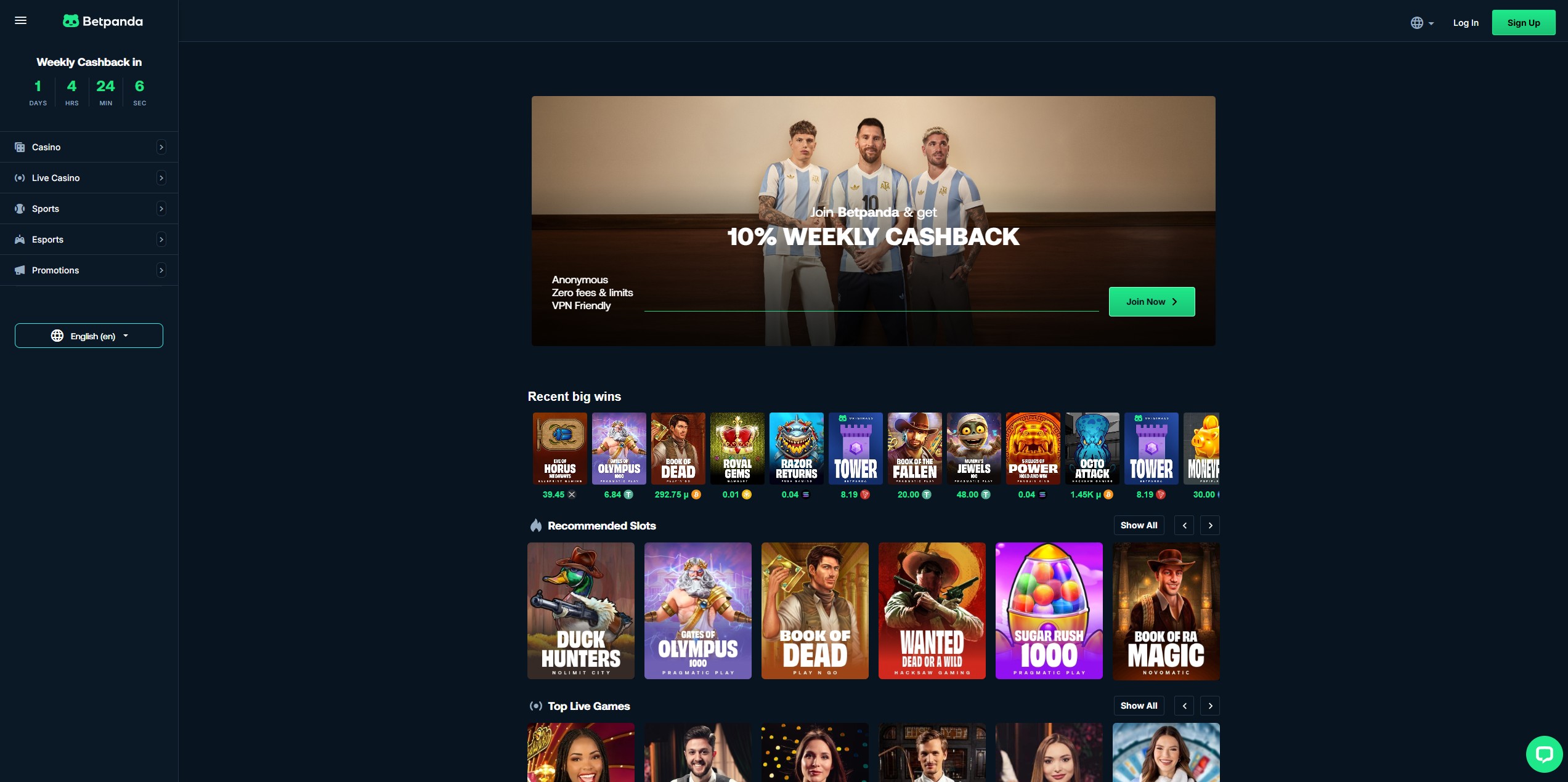 Betpanda screenshot 1