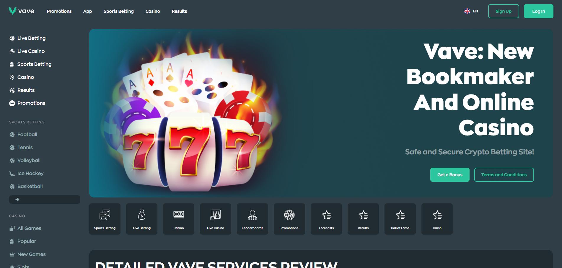 Vave screenshot 1